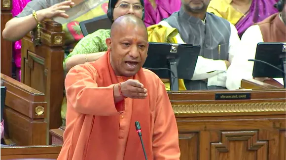 Yogi Adityanath image UP Assembly