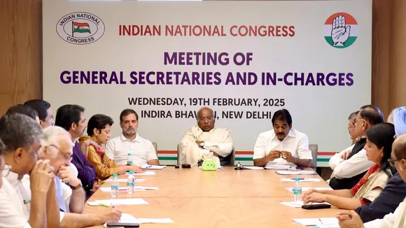 Congress Rahul Gandhi Mallikarjun Kharge K C Venugopal