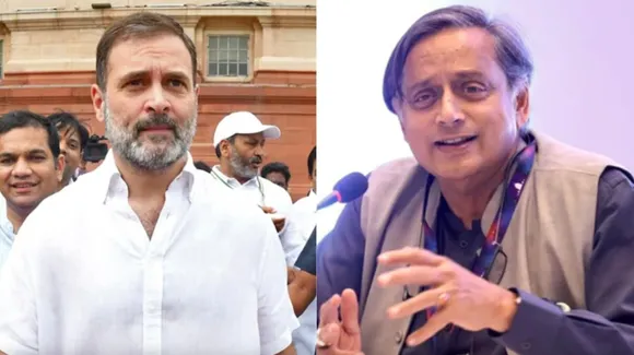 Rahul Gandhi and Shashi Tharoor (File photo)
