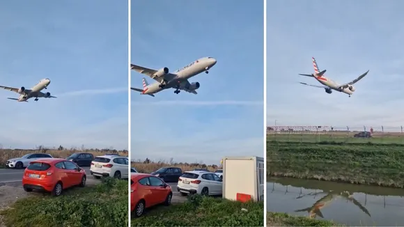 American Airlines flight departs from Rome after security clearance