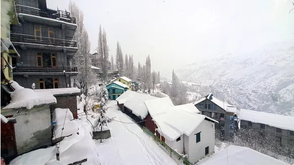 Himachal Pradesh Snowfall in Lahaul