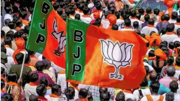BJP flag image