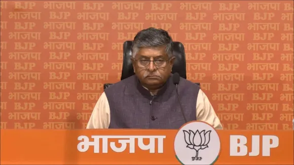 Ravi Shankar Prasad on Congress