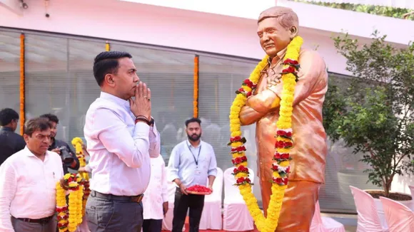 Pramod Sawant pays tribute to former CM of Manohar Parikar