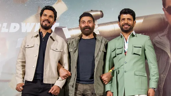 Sunny Deol with Randeep Hooda