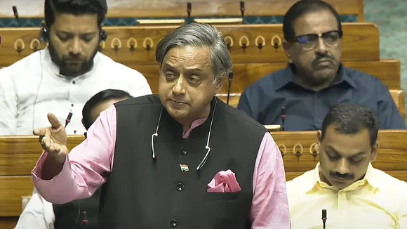Shashi Tharoor Lok Sabha Budget Session
