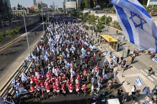 Israeli protesters block highways in a 'day of disruption' against judicial overhaul plan