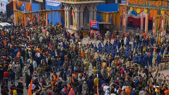 Ayodhya Ram temple: Darshan timing extended, key roads to temple town closed amid huge rush