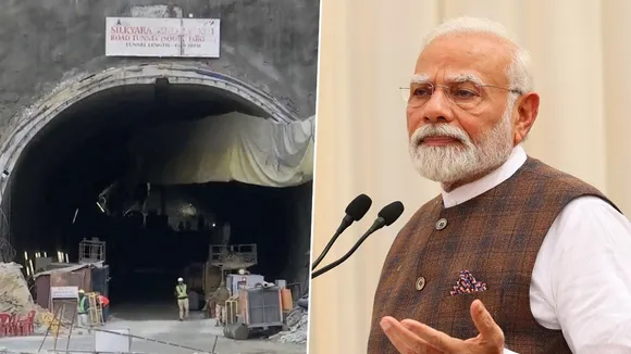 PM Modi speaks to Dhami on Silkyara tunnel rescue efforts, says need to maintain workers' morale
