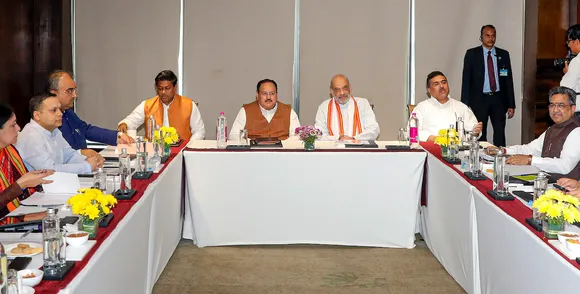 BJP chief chairs meeting of party leaders over Ram temple event, LS polls