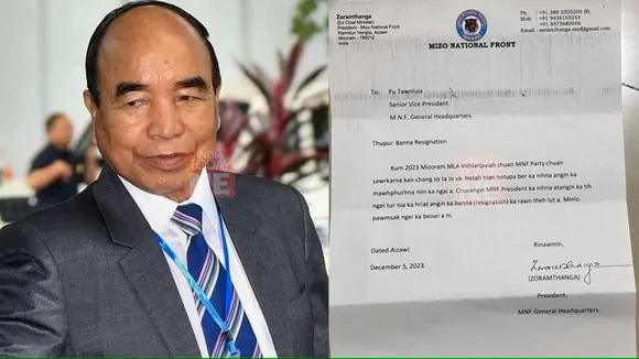 Manipur elections: MNF rejects Zoramthanga's resignation