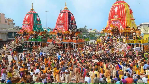 Thousands of devotees arrive in Puri for Lord Jagannath's Rath Yatra