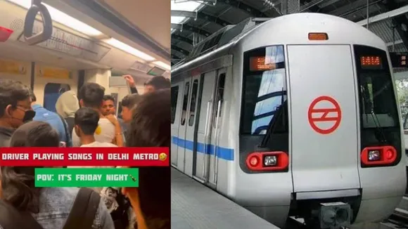 Video of 'Haryanvi song' being played in Delhi Metro coach goes viral