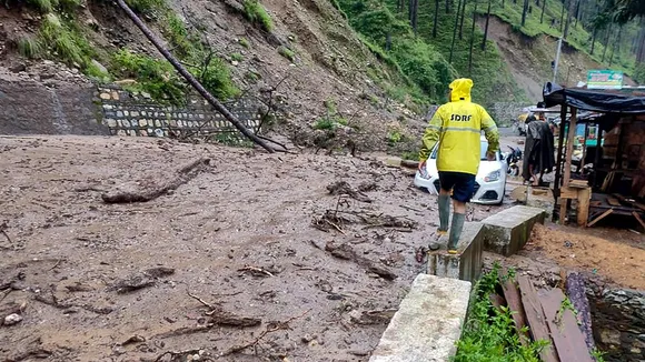 Landslide in Uttarakhand village leaves houses damaged