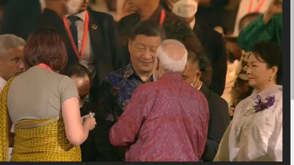 PM Modi, Chinese President Xi shake hands at side event at G20 Summit