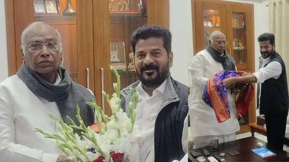 Telangana: Revanth Reddy meets Congress president Mallikarjun Kharge