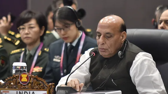 India committed to unimpeded lawful commerce in international waters: Rajnath Singh