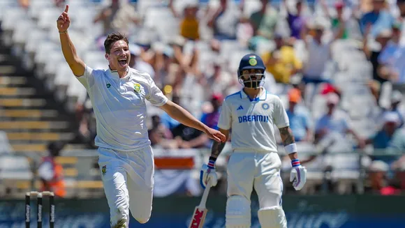 At 153, India lose 6 wickets to end innings in reply to SA's 55