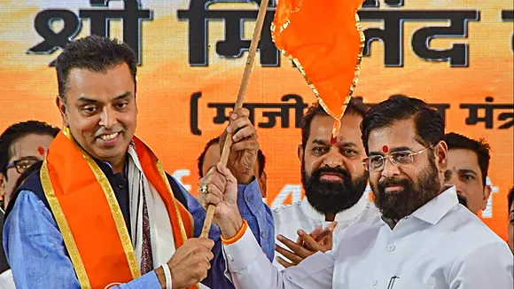 Eknath Shinde-led Shiv Sena nominates Milind Deora for RS election
