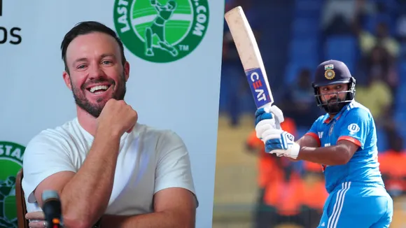 I've a lot of respect for Rohit Sharma, he never backs down to anyone: AB de Villiers