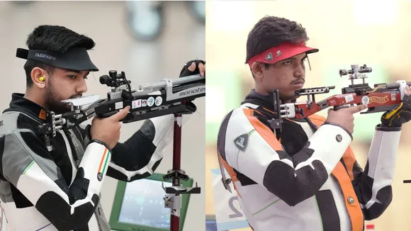 Indian 10m air rifle team claims gold with world record score, Aishwary bags individual bronze