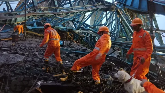 16 workers killed as crane falls on bridge slab during Samruddhi Expressway construction in Maharashtra