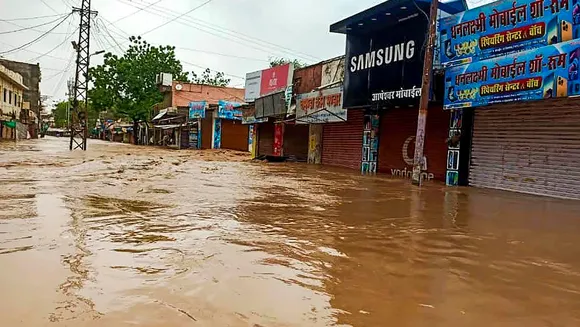 Cyclone Biparjoy flood rajasthan sanchore