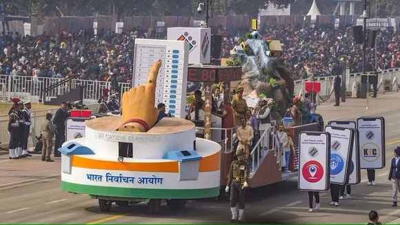 Election Commission tableau showcases India as 'Mother of Democracy'