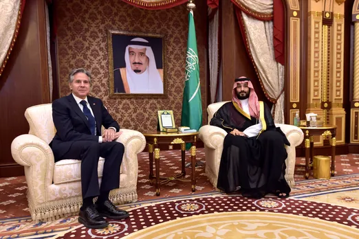 US Secretary of State Antony Blinken meets Saudi Crown Prince Mohammed bin Salman