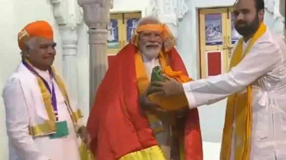 PM Modi visits Shrinathji temple in Rajasthan