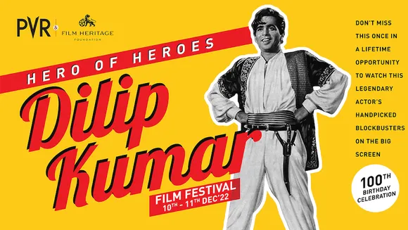 PVR celebrates Dilip Kumar’s 100th birth anniversary across 21 cities