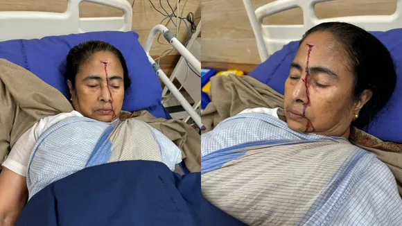 Mamata suffers injury on her forehead; discharged after treatment