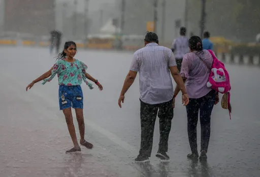 Rain in parts of Delhi due to Cyclone Biparjoy