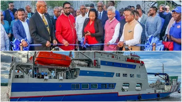 EAM Jaishanker joins Guyana's President Ali at commissioning of India-made ferry