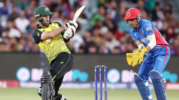 Maxwell's fifty takes Australia to 168/8 against Afghanistan