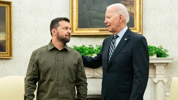 Biden hosts Zelenskyy at White House; announces new military aid package for Ukraine