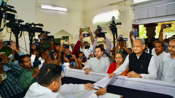 Rajasthan assembly polls: Ashok Gehlot files nomination papers from Sardarpura seat