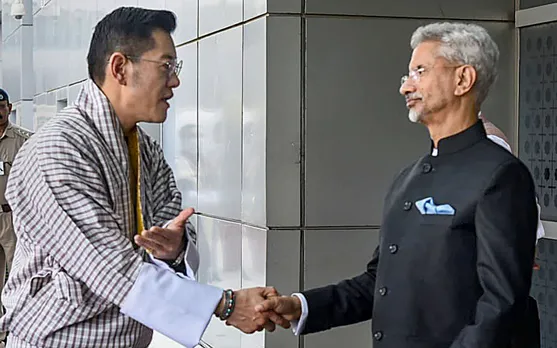 EAM Jaishankar receives Bhutan's King at Delhi airport