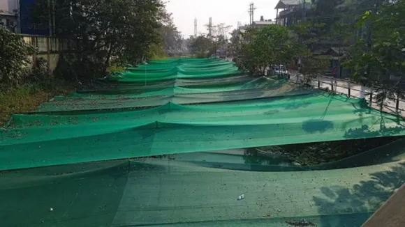 Assam: Net cover over river near IPL venue grabs eyeballs