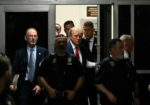 Trump pleads not guilty to 34 counts against him in Manhattan court