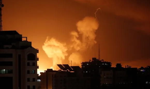 Israel strikes Gaza, Lebanon from where more than 30 rockets were fired