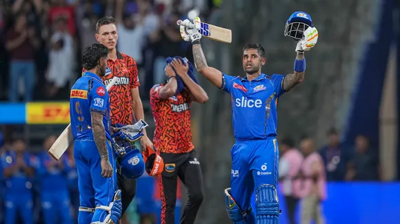 Ton-up Suryakumar powers Mumbai Indians to seven-wicket win over SRH