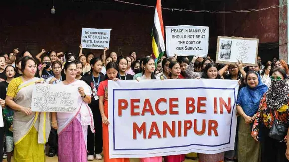 Demonstrations across Mizoram over Manipur violence