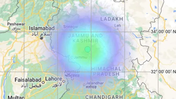 Four fresh earthquakes of 5.4 magnitude hit Jammu region