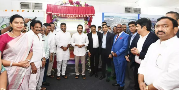 AP CM lays foundation stone for Rs 21,844 cr worth Adani data centres in Vizag