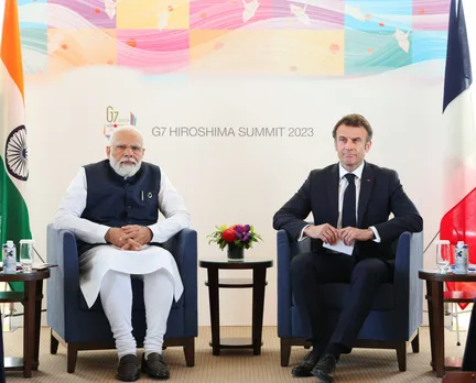 PM Modi, French President Macron discuss entire gamut of bilateral ties