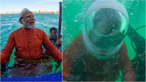 Divine experience, says PM Modi after scuba diving near Dwarka