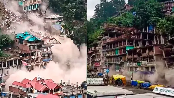 Eight buildings collapse in Kullu, rains continue to lash Himachal