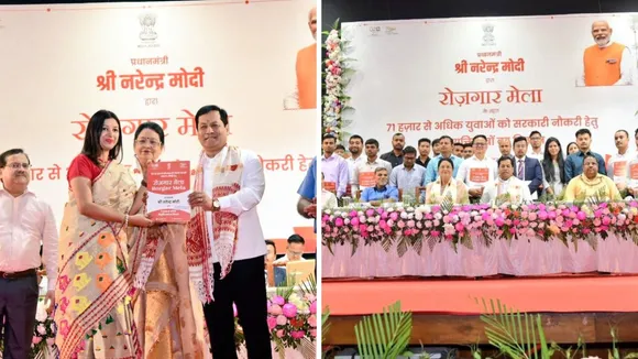 321 people receive appointment letters at  Rozgar Mela for 6 NE states