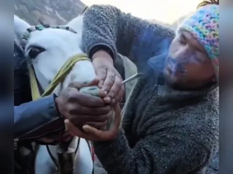 Mule forced to inhale 'weed'-stuffed cigarette smoke on Kedarnath trek, man arrested